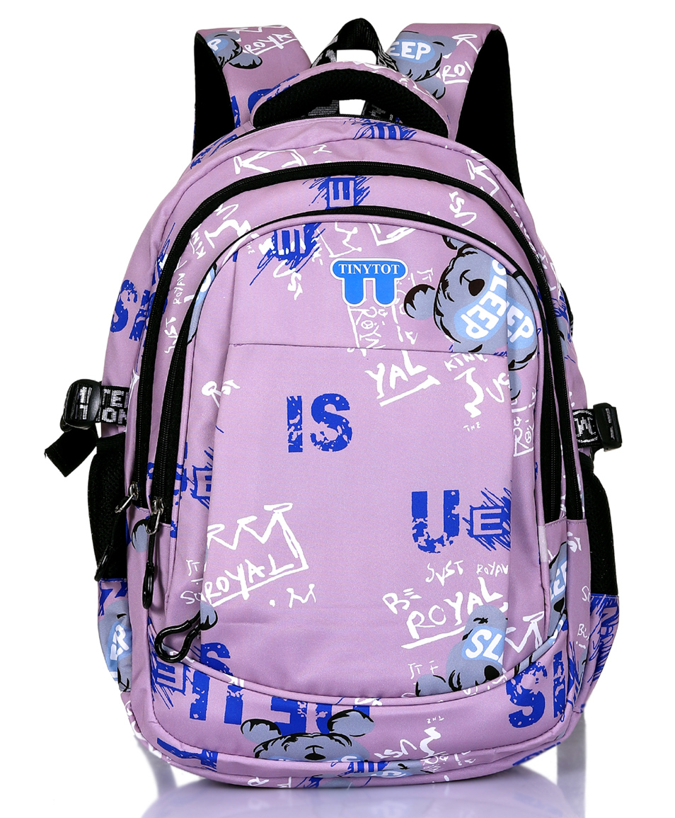 Tinytot 26 Litre, Stylish & Trendy Water Resistant Hi Storage School Collage Travel, Laptop Backpack Bag for Boys & Girls, 18 Inch-image-5