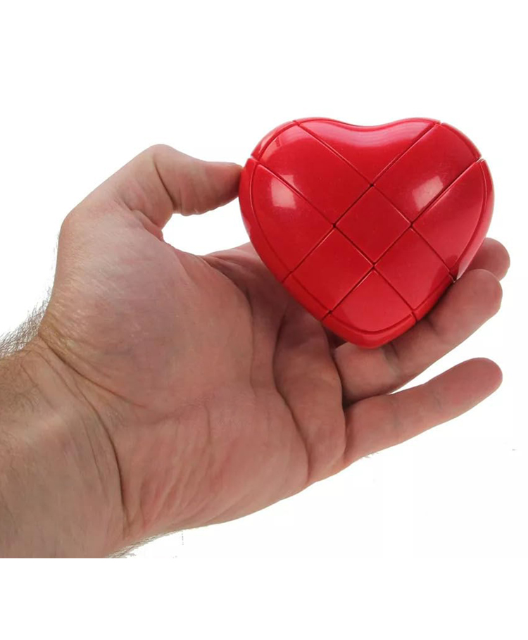 Sanjary Heart Shaped Puzzle Magical Cube - Colour May Vary-picture-24