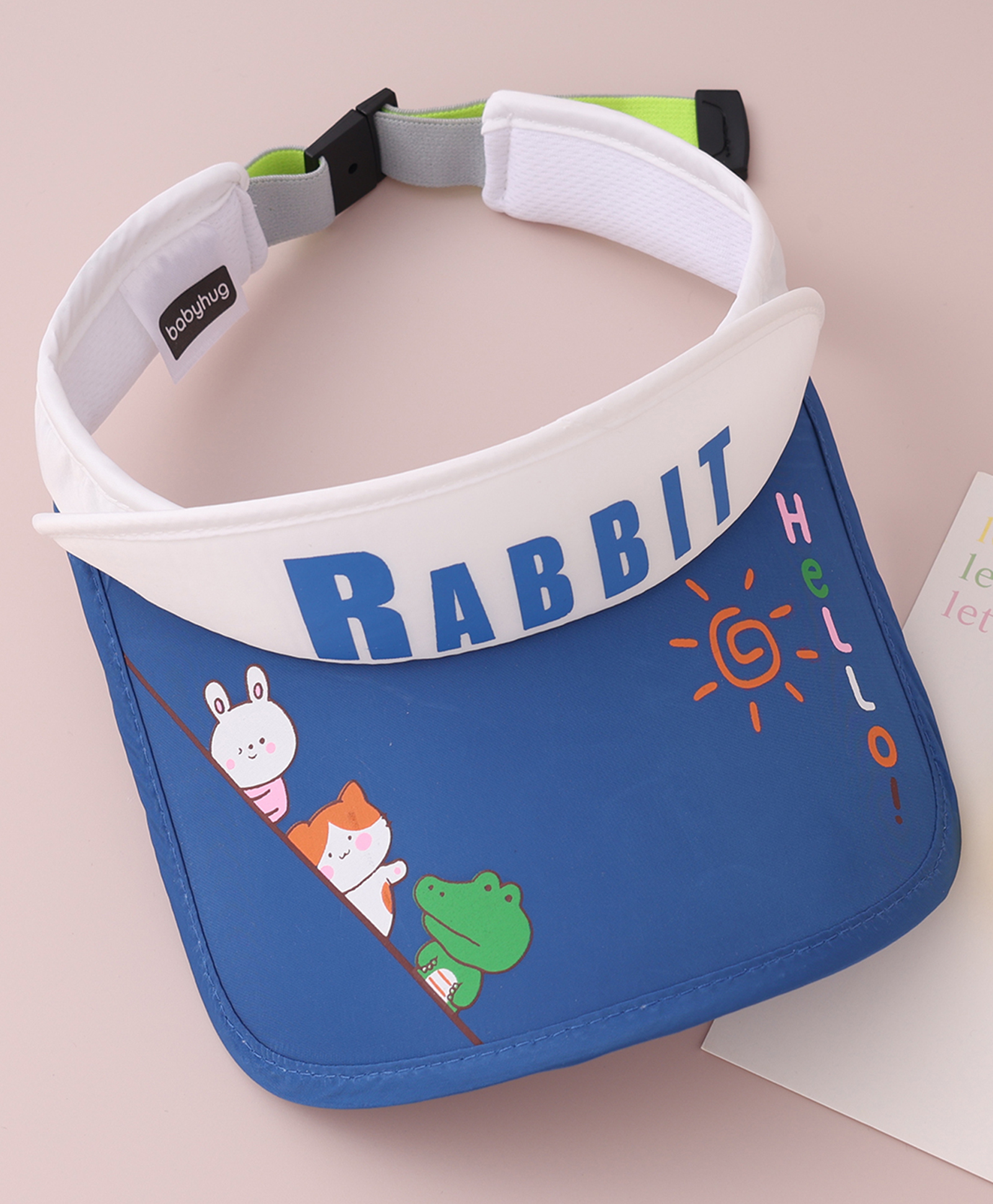 Babyhug Visor Cap Rabbit Print - Navy Blue-picture-24