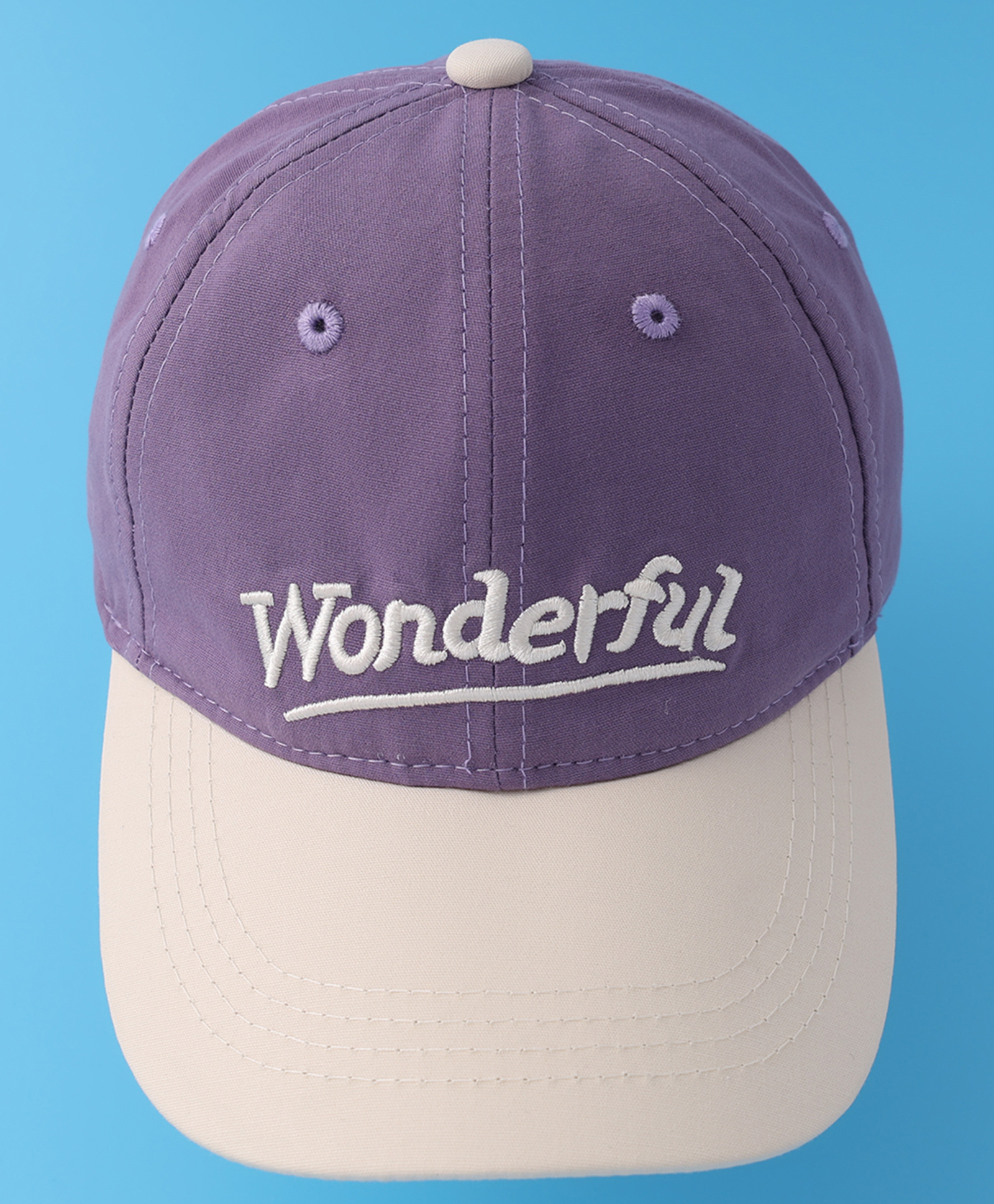 Babyhug Baseball Cap with Text Print - Purple-picture-14