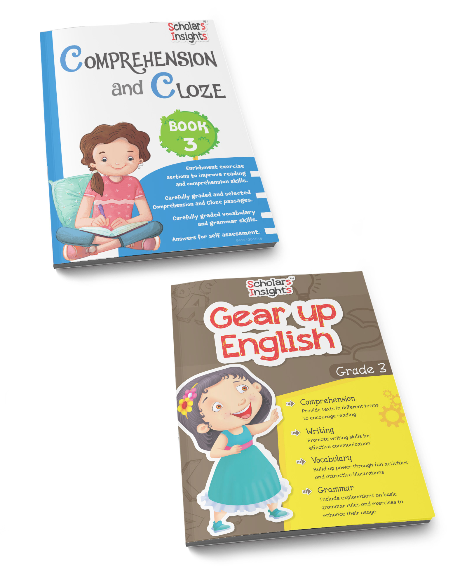 Combo Set of Comprehension & Composition English Grammar Workbooks Grade 3| Set of 2 Ages 8 - 9 Years  English-image-29
