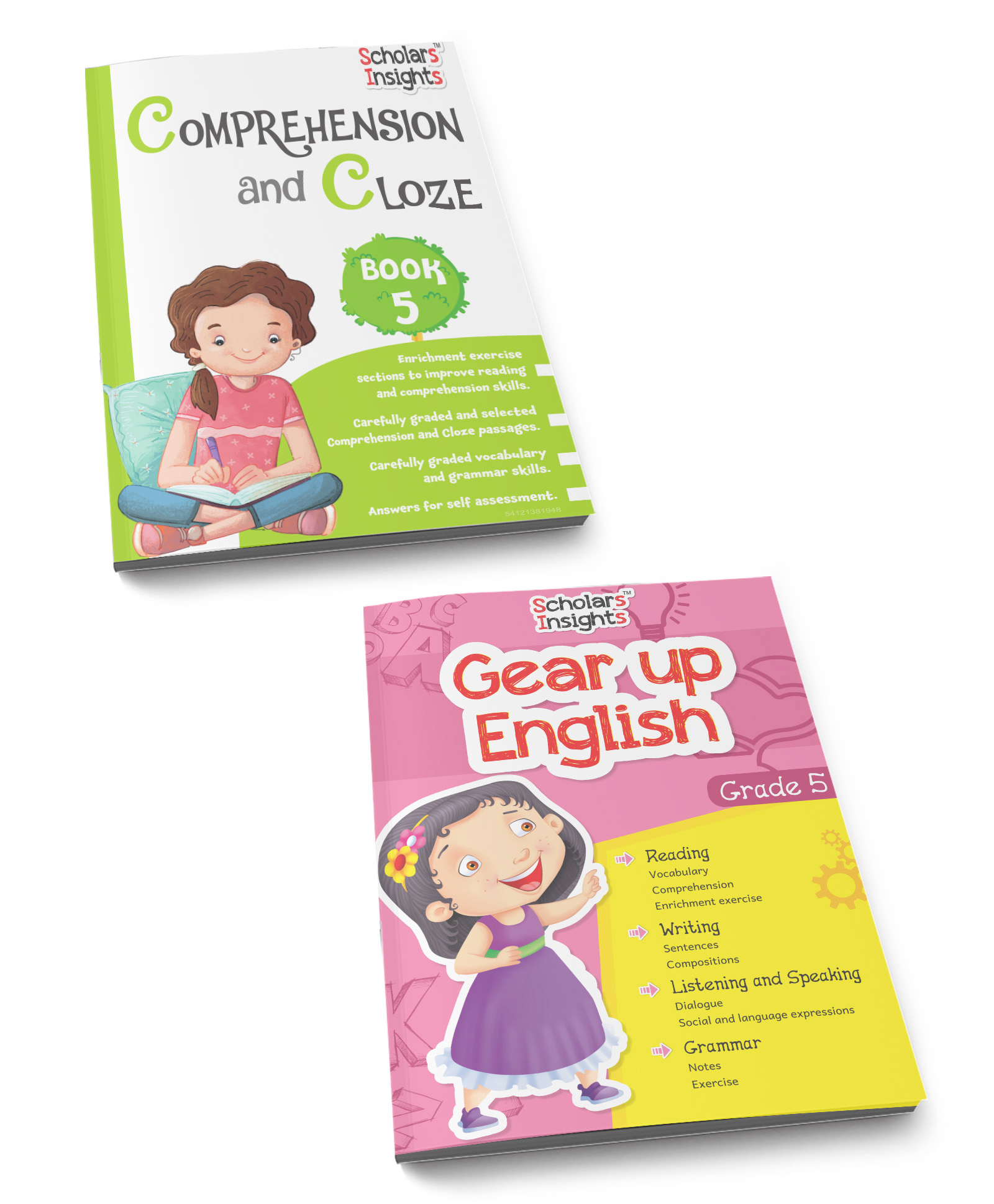 Combo Set of Comprehension & Composition English Grammar Workbooks Grade 5| Set of 2   English-image-30