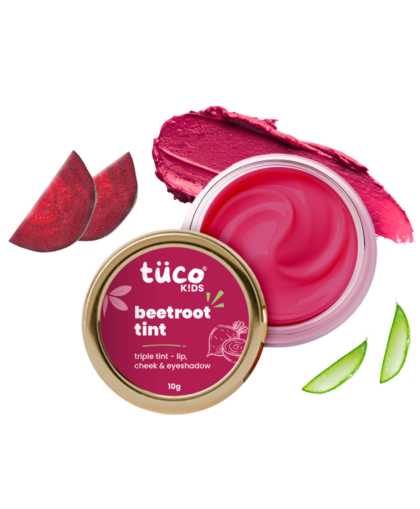 tuco kids TuCo Intelligent Kids Lip, Cheek and Eyelid Tint 10g with Beetroot, Beeswax & Shea Butter Proven Effectiveness-picture-15
