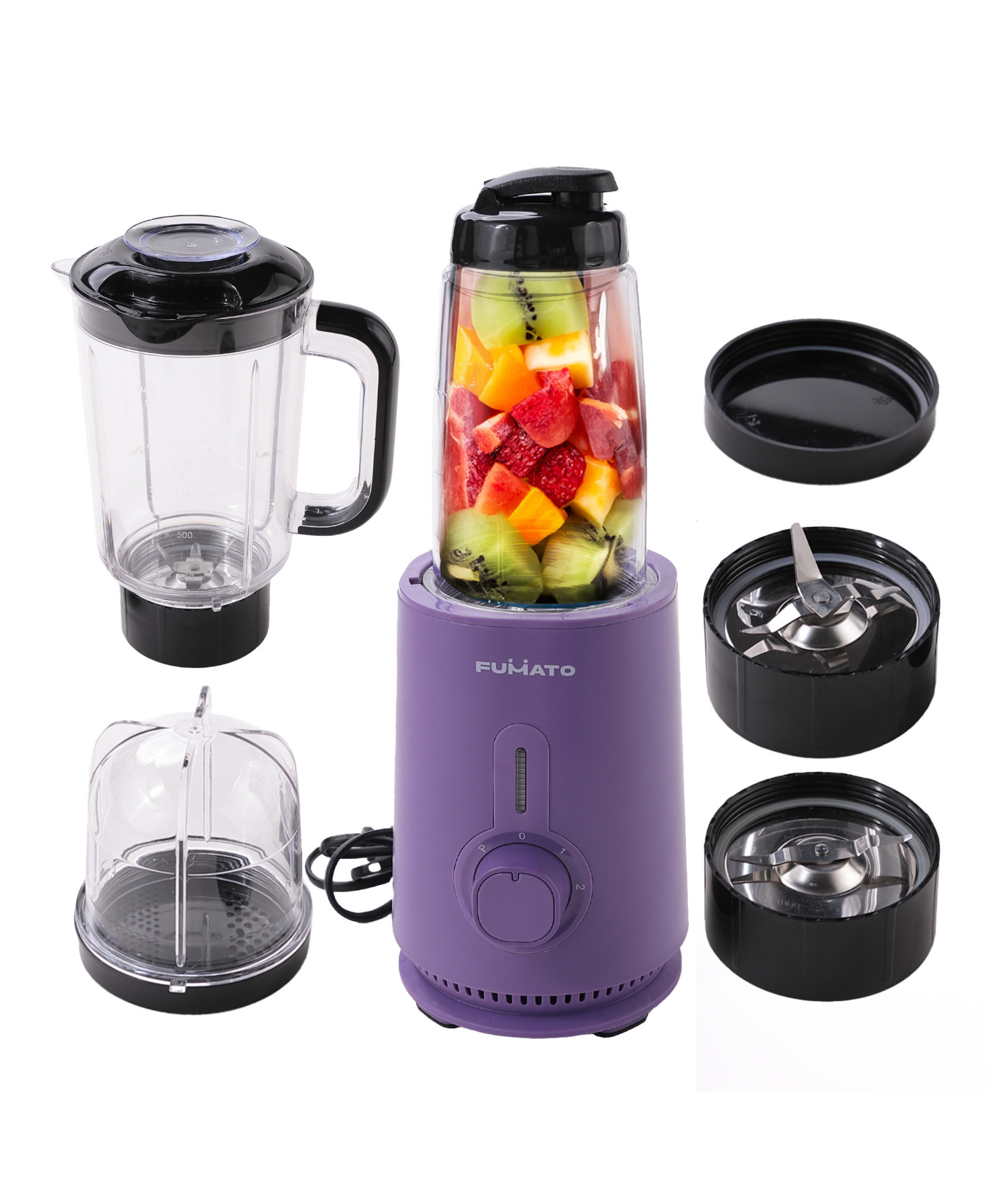 Fumato 400W Nutri Blender for Smoothie and Juices- Purple-image-28