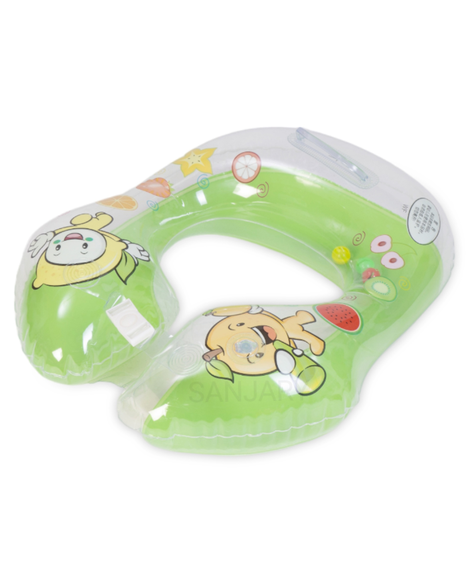 Sanjary Pillow-Back Inflatable Swimming Ring Tub - Color May Vary-picture-18