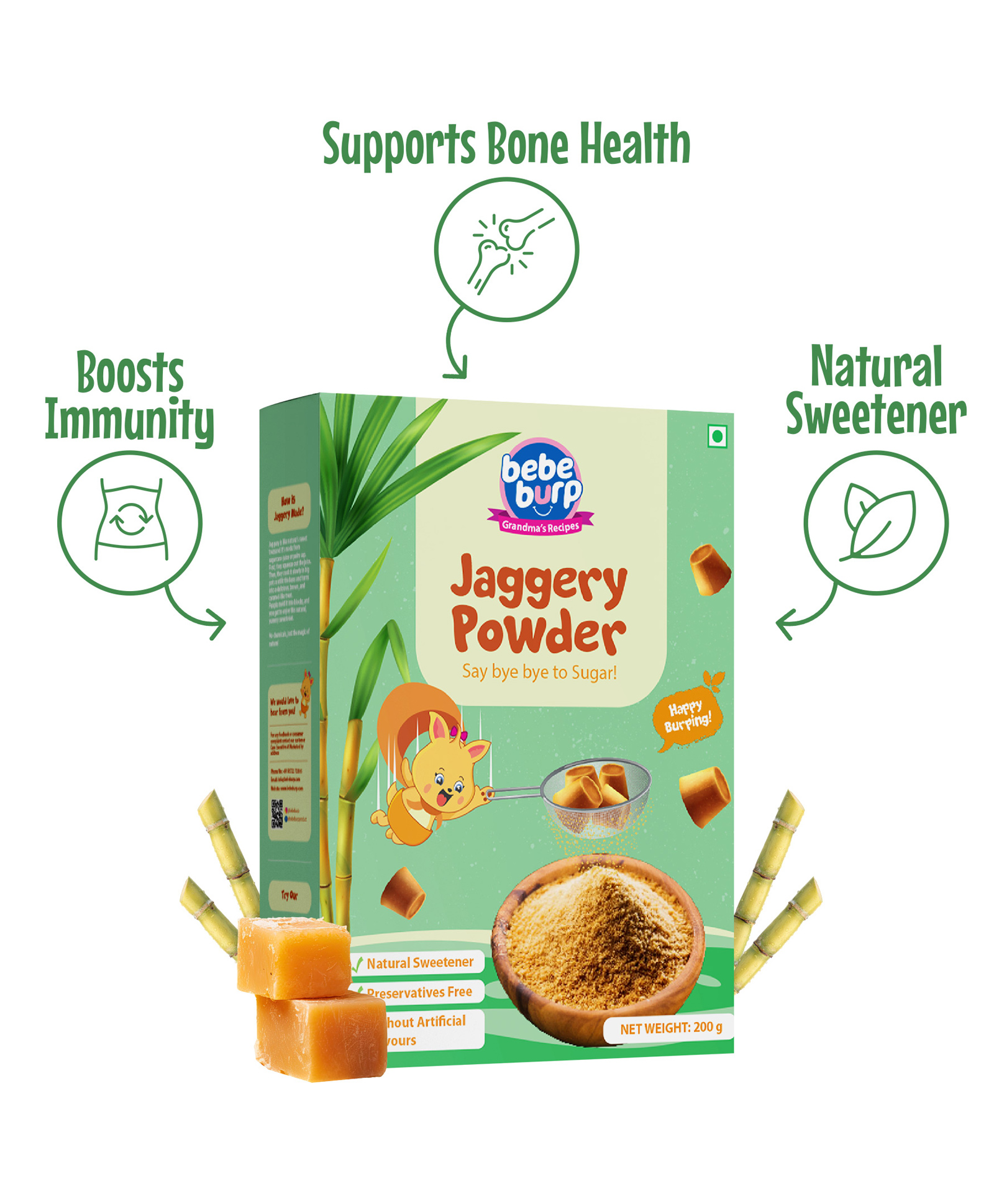 Bebe Burp Jaggery Powder/Gud 200 g-picture-27