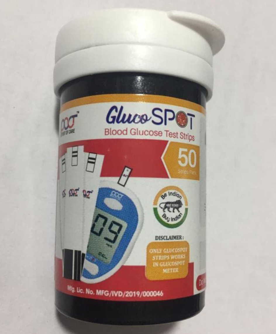 Point of Care Gluco SPOT 50 Glucometer Strips-image-2