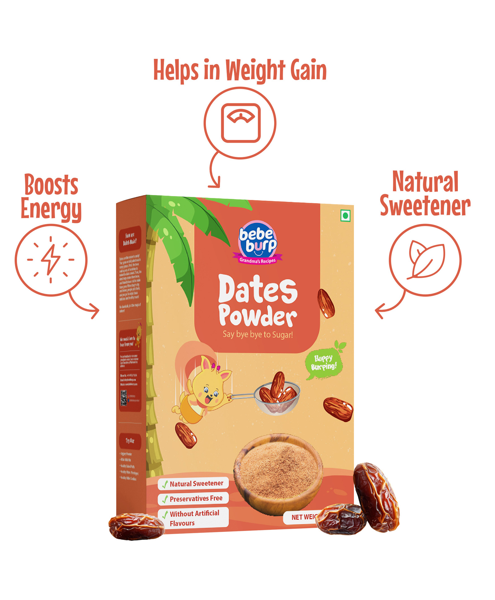 Bebe Burp Date/ Khajur Powder 200g-picture-24