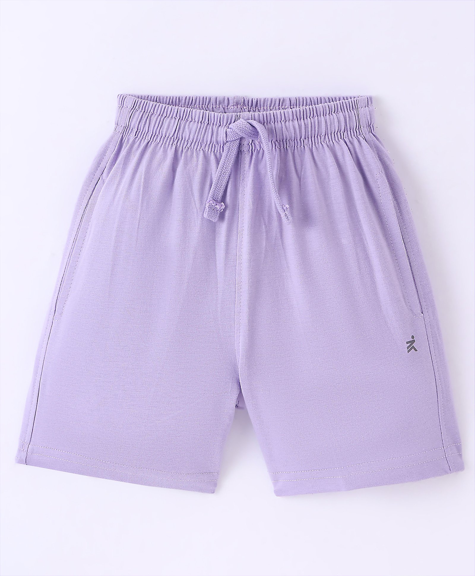 Doreme Single Jersey Knit Shorts With Logo Print - Floral Lilac-picture-24