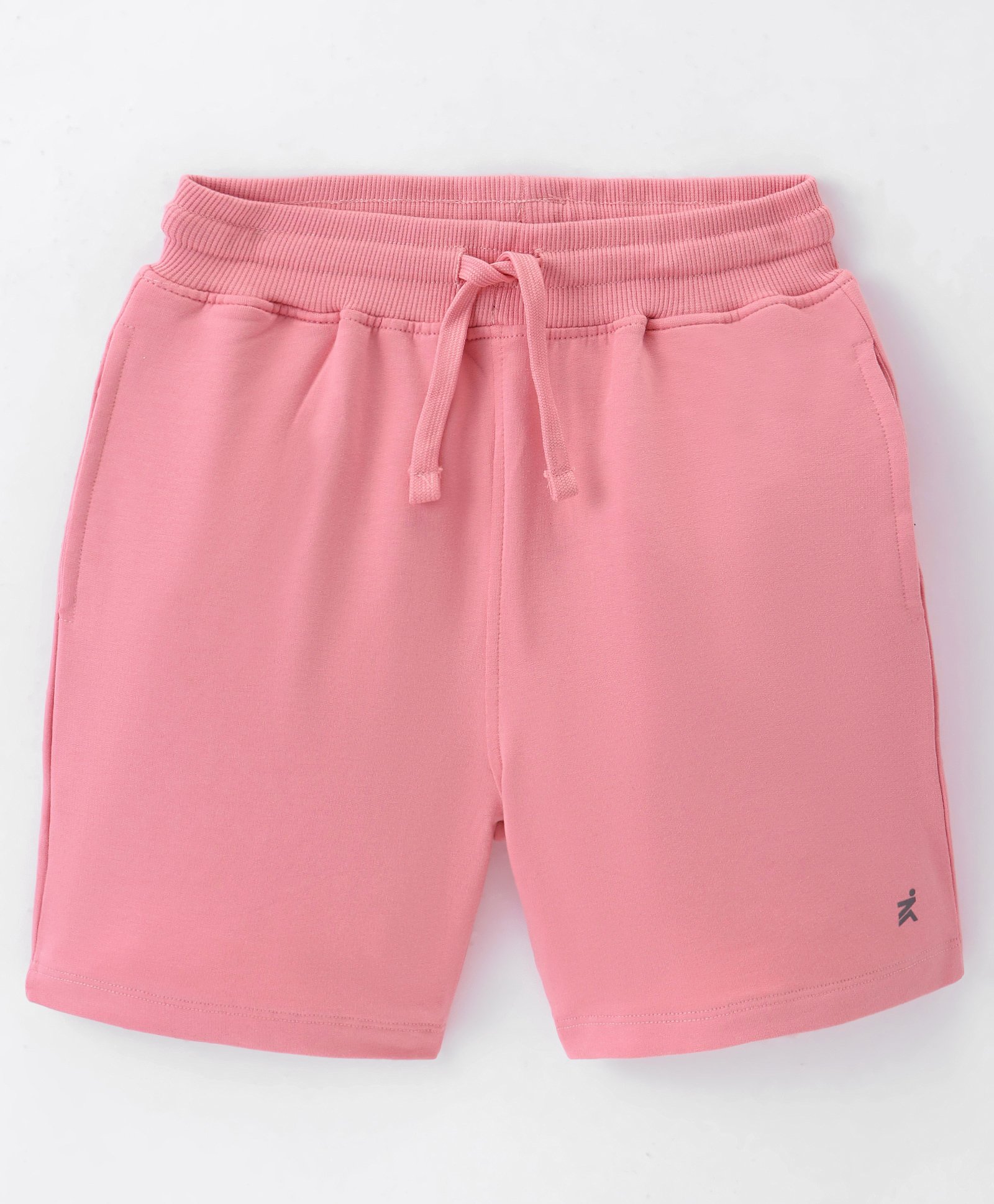 Doreme Single Jersey Knit Shorts With Logo Print - Blossom Peach-picture-17