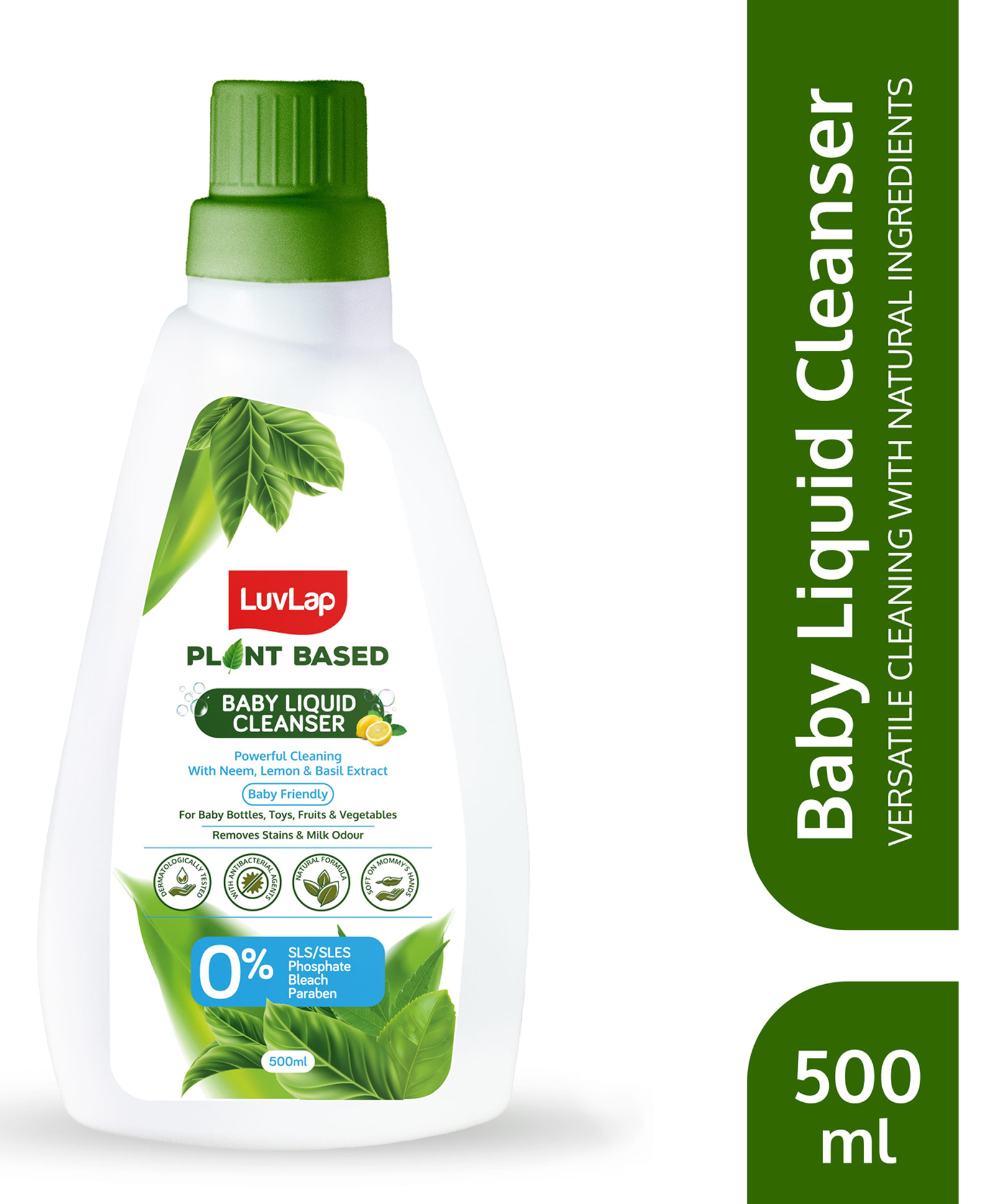 LuvLap Plant-Based Baby Liquid Cleanser - 500 ml-picture-10