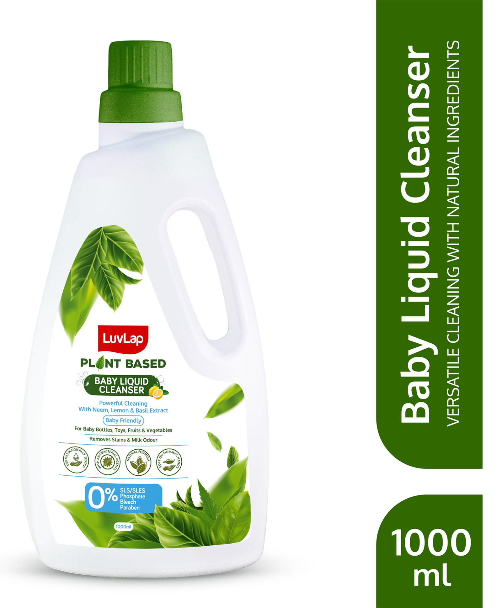 LuvLap Plant-Based Baby Liquid Cleanser - 1000 ml-picture-9
