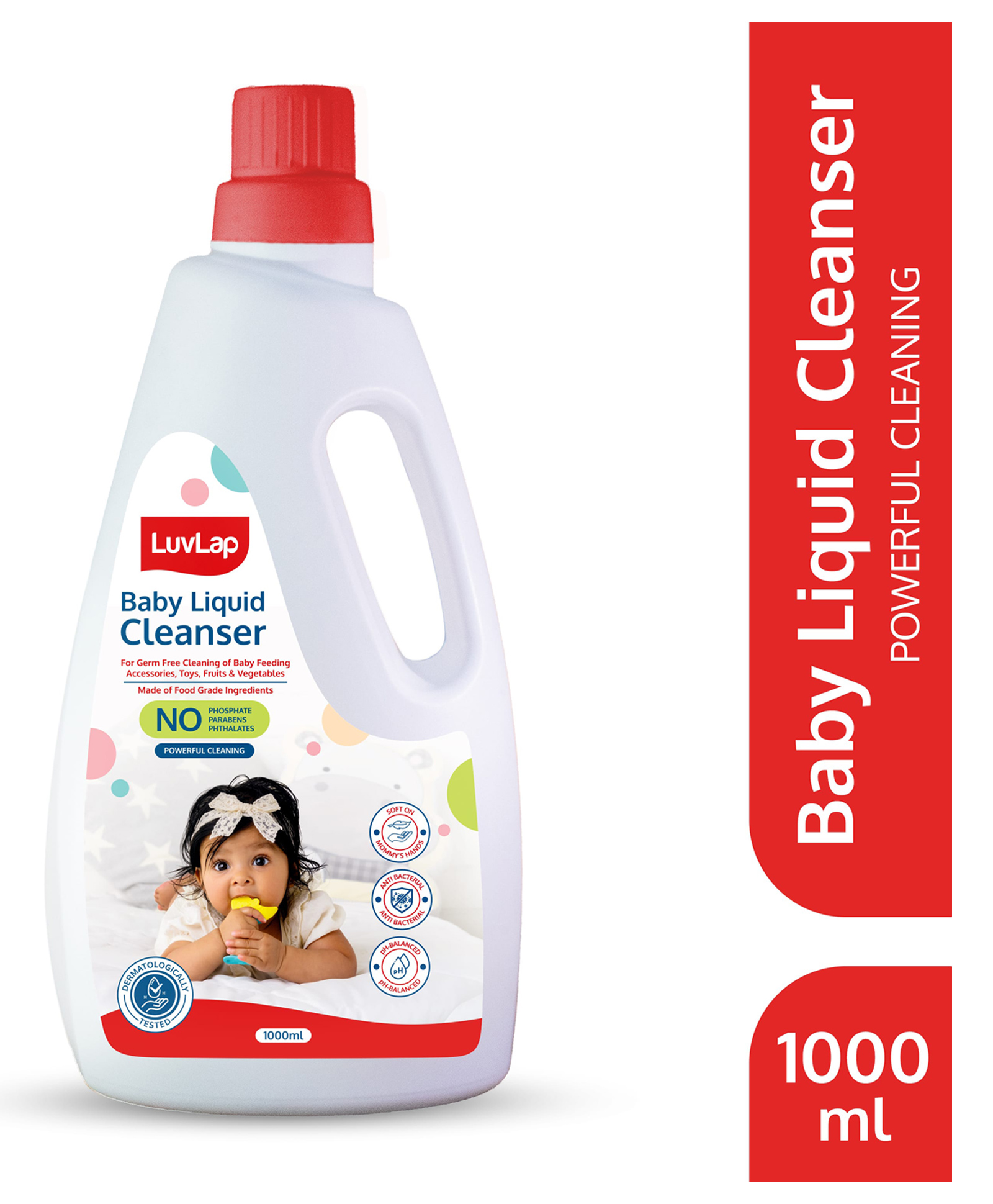 Luv Lap Baby Liquid Cleanser - 1000 ml