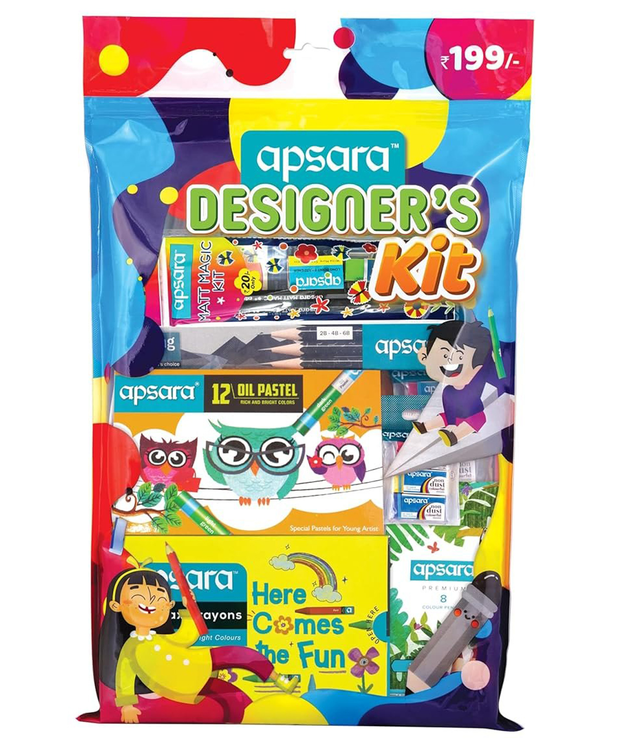 Apsara Designers Kit Pack of 9 - (Color May Vary)-image-49