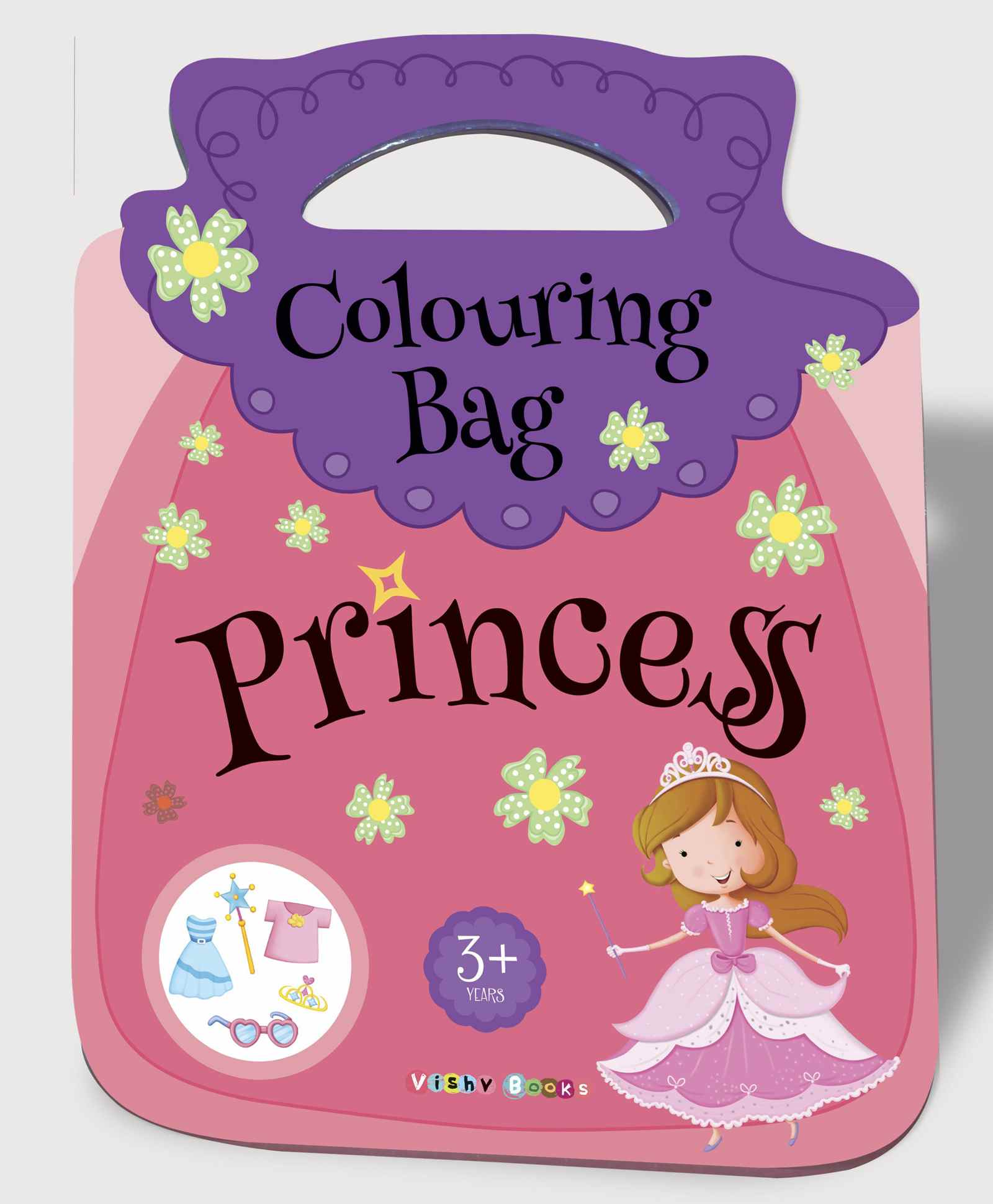 vishv books Colouring Bag Princess - English-picture-14