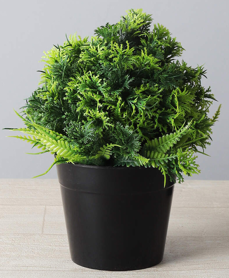 Foliyaj Artificial Plant with Thick Green Leaves with Pot-image-13