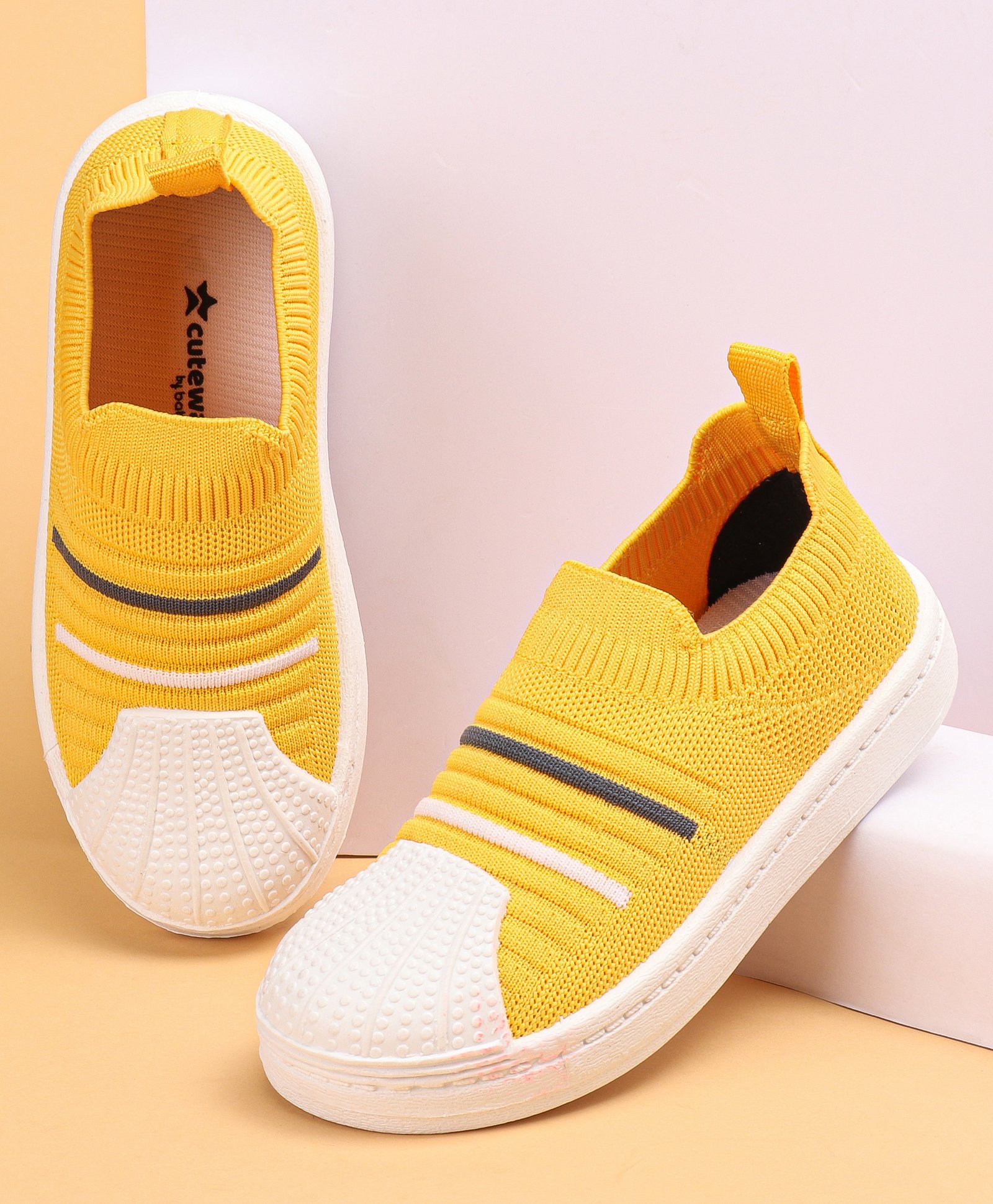 Cute Walk by Babyhug Slip On Casual Shoes - Yellow-picture-11