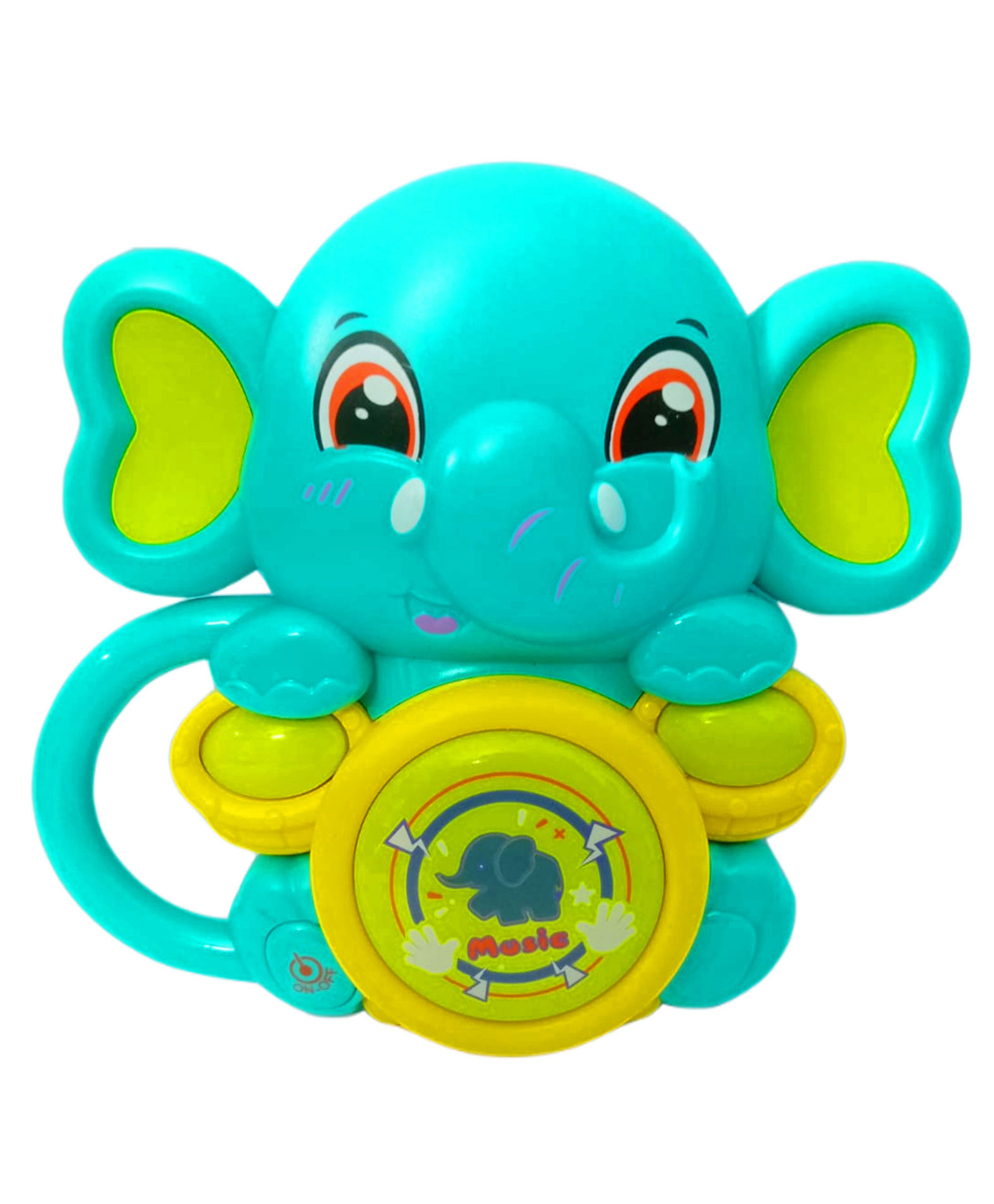Sanjary Battery Operated Elephant Shaped Baby Rattle Musical Preschool Toy for Kids - Colour May Vary-picture-24