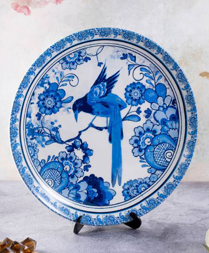 Kolorobia Delftware Dutch Blue Pottery Inspired Home Decor Wall Plate-picture-21