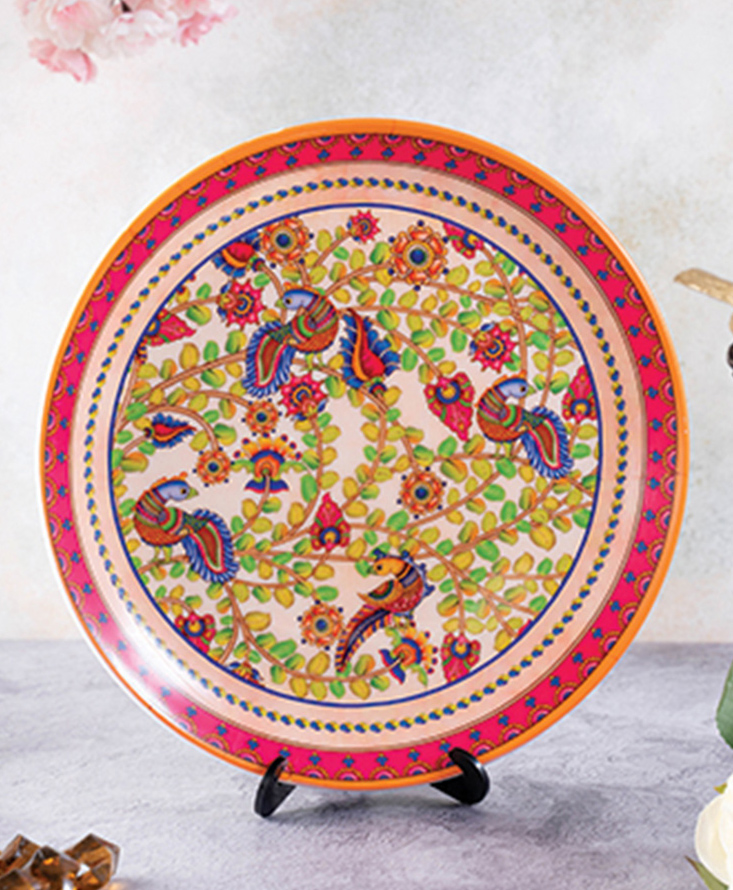 Kolorobia Kalamkari Finesse Decorative Plate-image-33