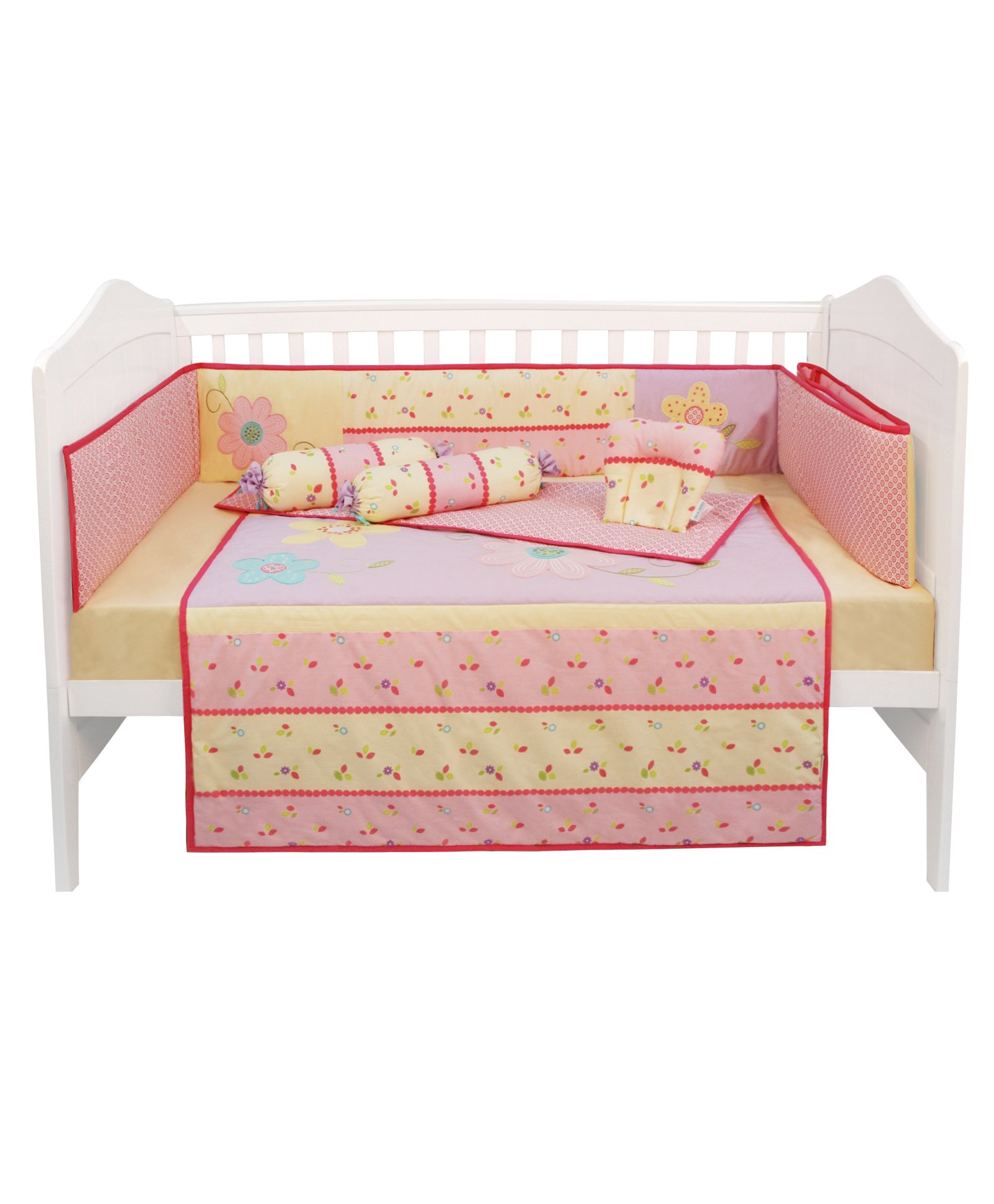 floral cot bedding set