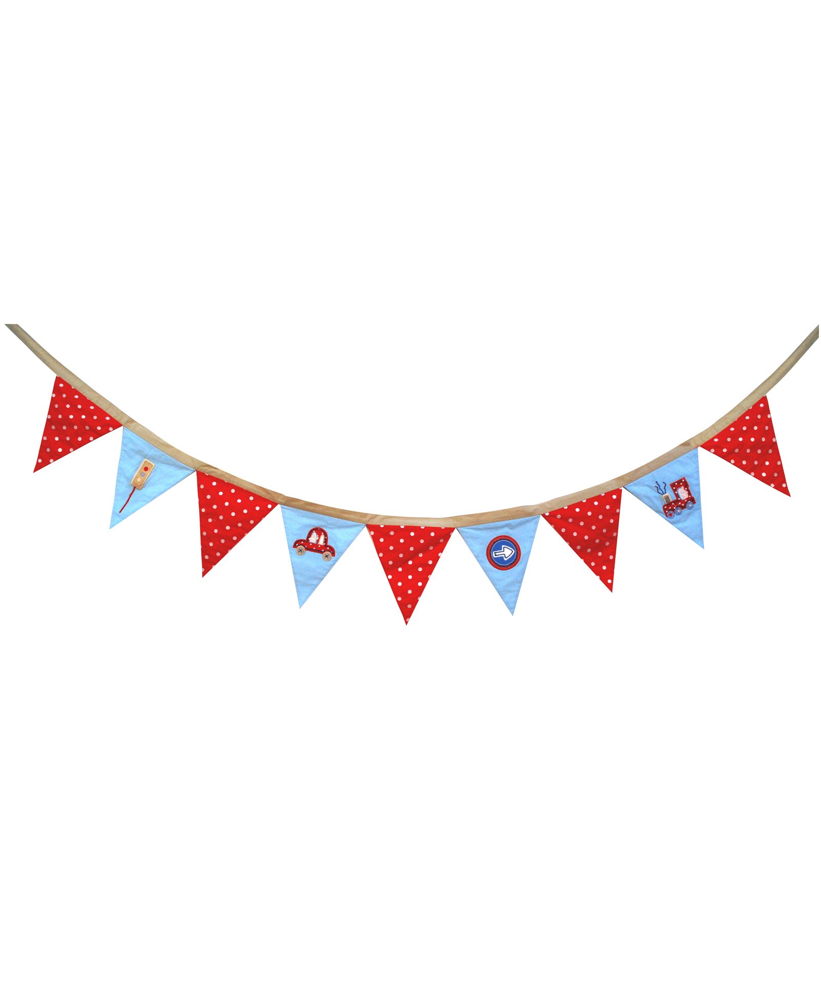 Abracadabra Bunting Transport Print - Red Blue-image-18