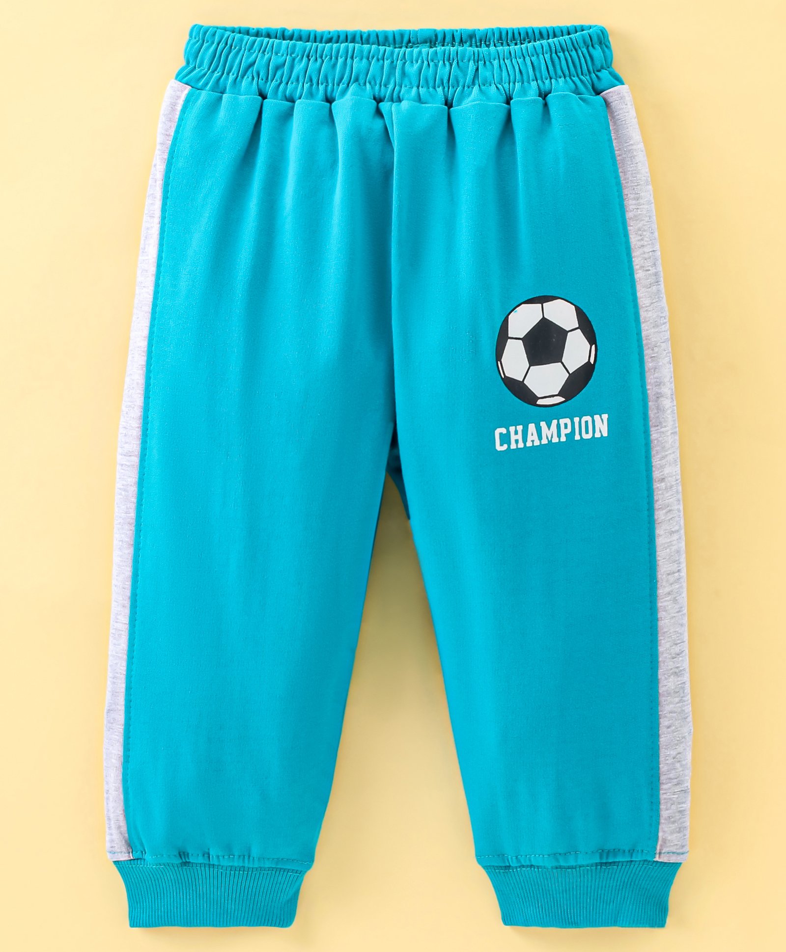 Tango Single Jersey Full Length Lounge Football Print - Blue-picture-15