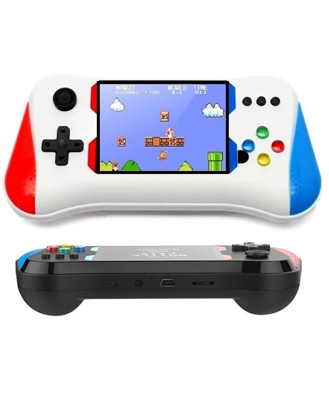 TMG Handheld Game Console,500 Classical Games Retro Video Games Player 3.5' Color Screen Support Connecting TV Game for Kids Boys,Birthday Gifts.(White)-image-19