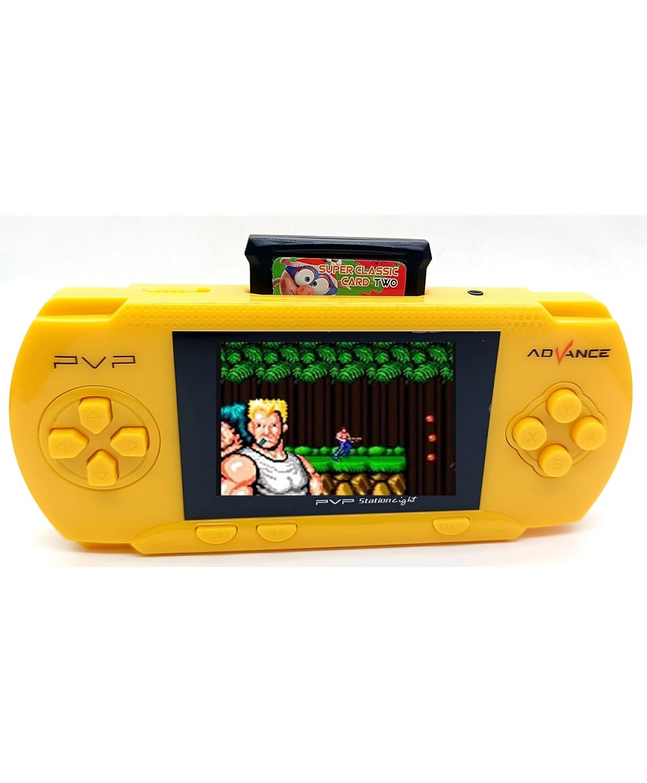 TMG Handheld Game Light 3000- 8 Bit Video Game Console for Kids Boys with Free 2 Games Cassette,Christmas and Birthday Gifts.(Yellow)-image-40