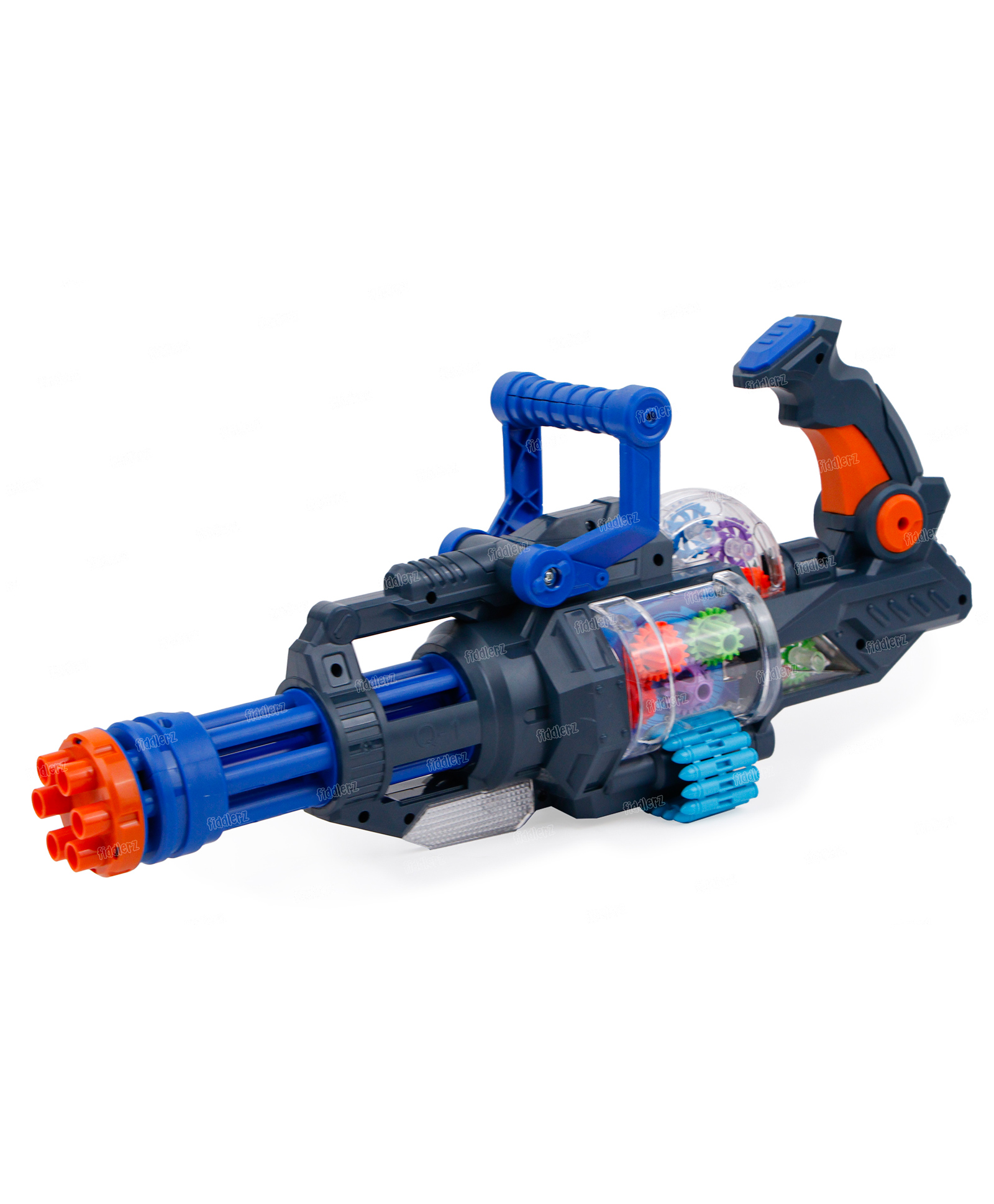 Fiddlerz Gear Gun for Kids 3-9 Years Electric Vibration Gun Toys Transparent Gear Shooting Gun with Music and Sound Toys for children-image-41