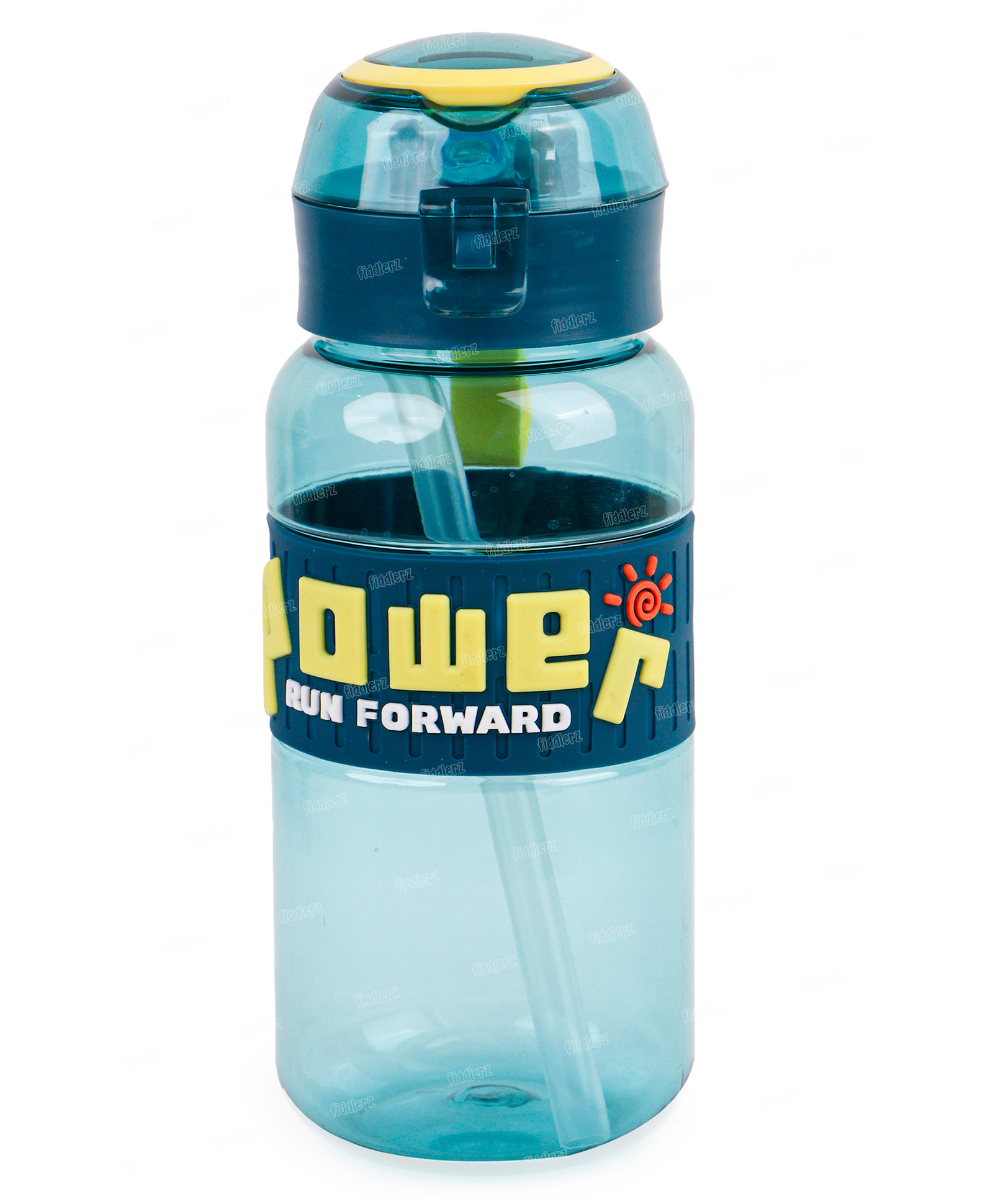 Fiddlerz Water Bottle Sipper Strap Straw Leakproof Durable BPA Free Non-Toxic Sports School for Kids - 800 ml-image-7