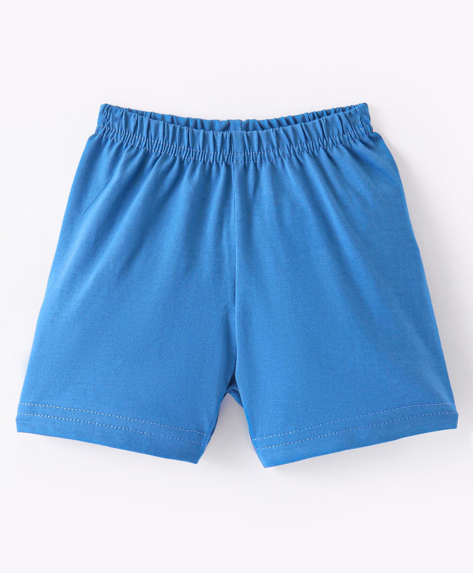 Ollypop Sinker Knee Length Solid Shorts - Royal Blue-picture-16