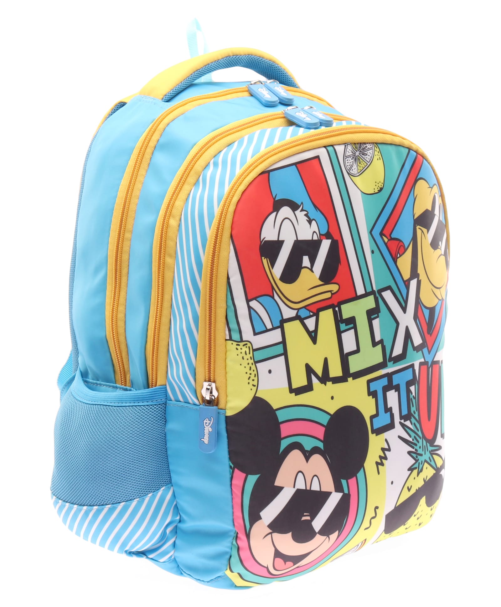 Babyhug Disney Mickey & Friends School Backpack Blue - 16 Inches-image-18