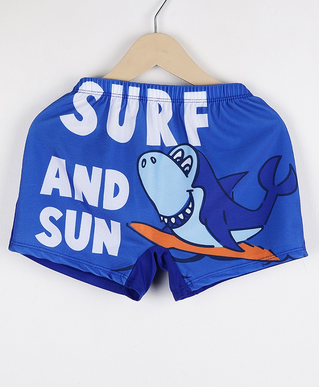 PASSION PETALS Shark Printed Trunk - Blue-image-10