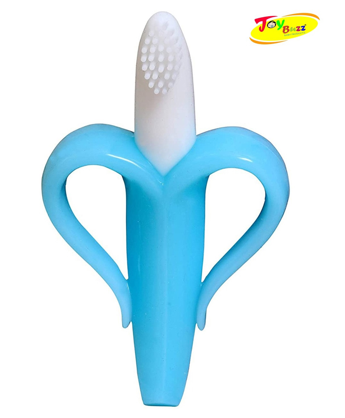 Joy Buzz Banana Shaped Teething Toothbrush - Blue-image-27