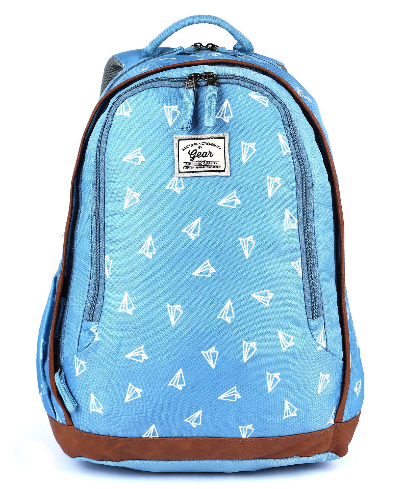 Gear Origami Backpack Blue Tan - 19 Inches-image-1