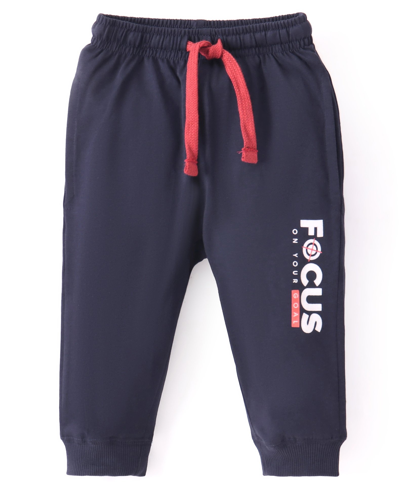 Doreme Single Jersey Knit Ankle Length Lounge Pant Text Print -  Express Blue-picture-24
