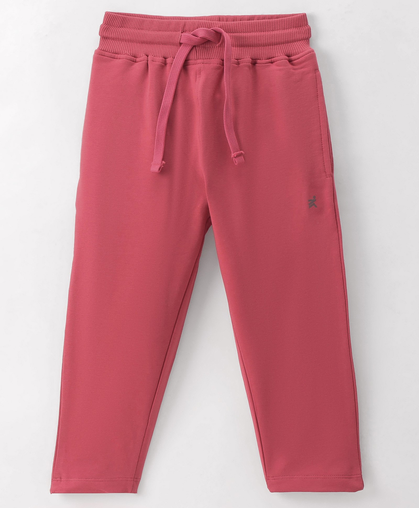 Doreme Single Jersey Knitted Full Length Lounge Pant Solid Colour - Garnet Rose-picture-3