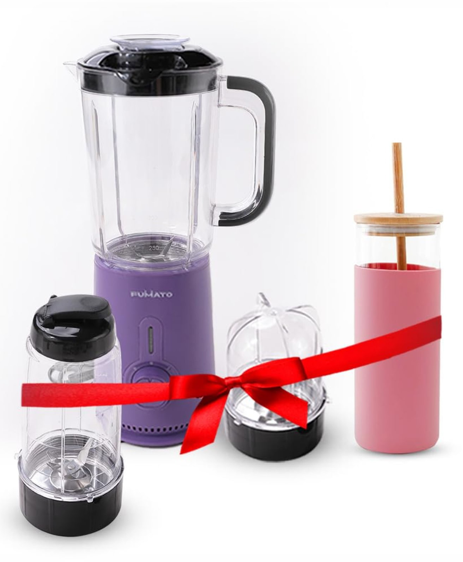 Better Home Borosilicate Glass Tumbler w/ Lid & Straw | 450ml | Leak & Sweat Proof | Travel Mug (Fuscia)-image-49