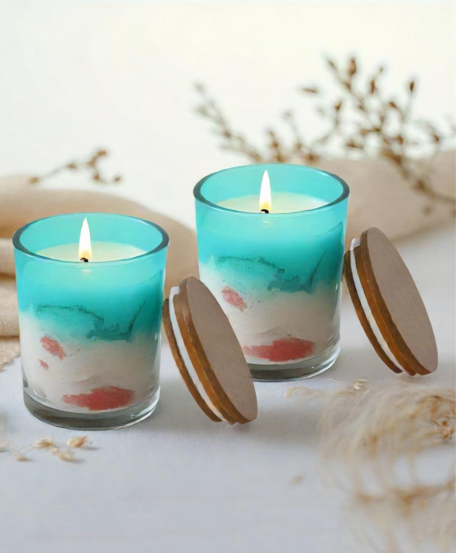 Better Home 30hrs Scented Candles - Gift Set for Christmas & Anniversaries! Aroma-filled Plum Blossom Jar-image-40