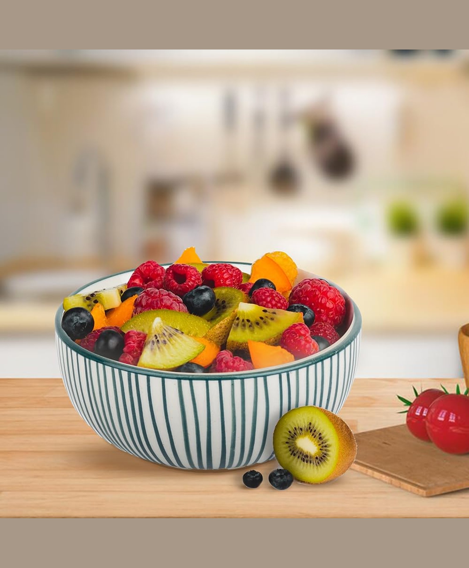 The Better Home Ceramic Bowl for Snack & Dinner(2Pcs)|Ramen Soup Bowl Microwave Safe | Refrigerator Safe| Scratch Resistant | Stain Proof | Dinnerware | Dinner Plate for Family Occasion |Gift Set-image-22