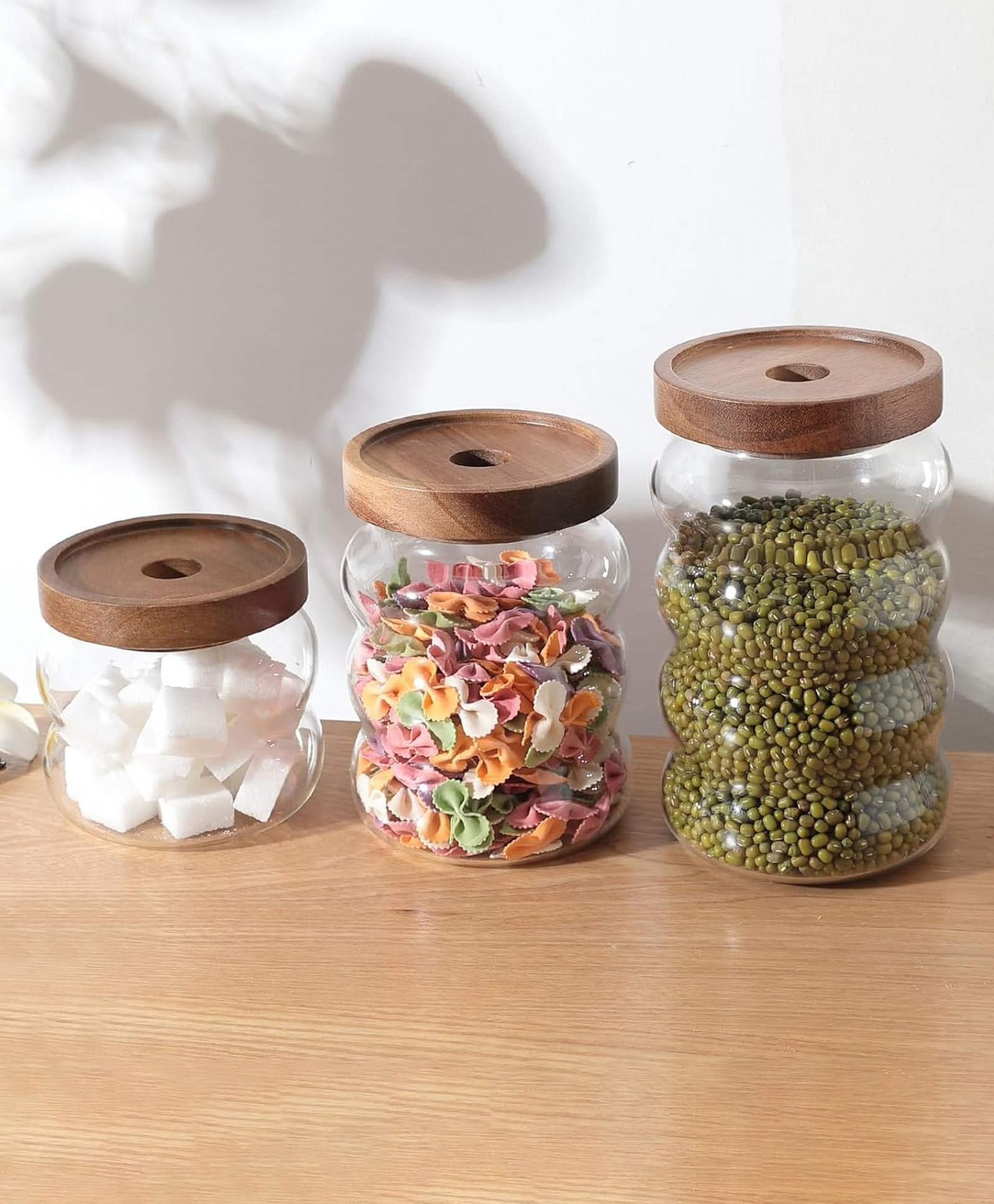 the better home Better Home 3 Kitchen Containers | Airtight Jars - Ideal for Snacks, Spices, Tea | 340ml 550ml 700ml-picture-34