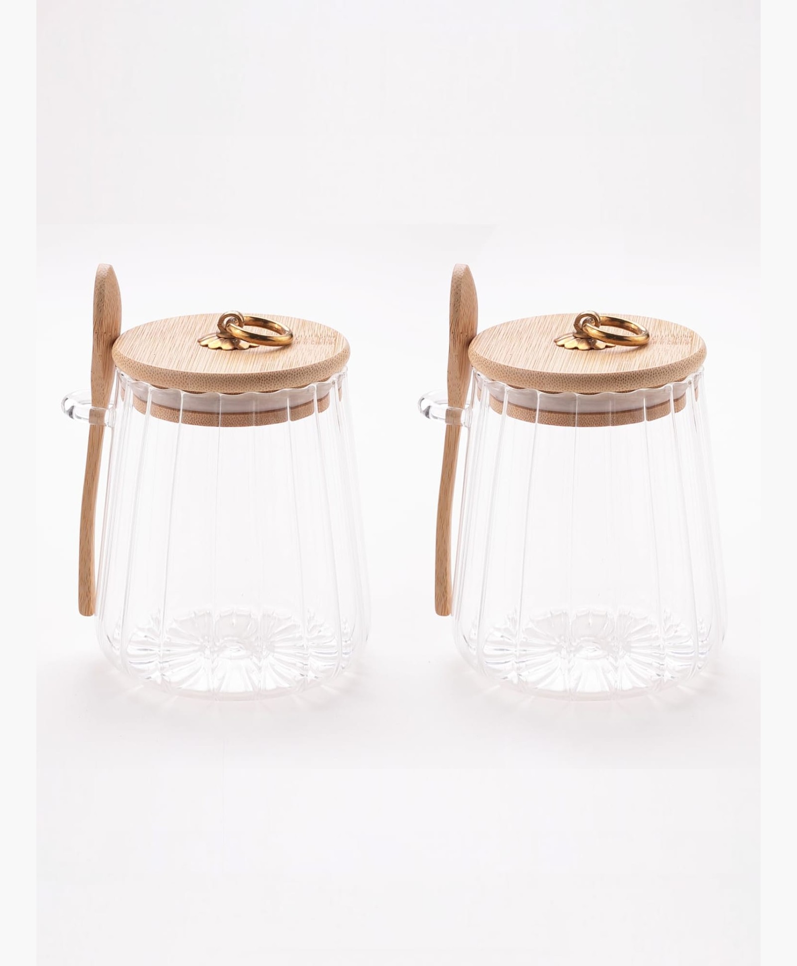 UMAI Glass Jar w/ Bamboo Lid | Multi-utility Storage Set - 2pcs (635ml) | Kitchen Organizer-picture-48