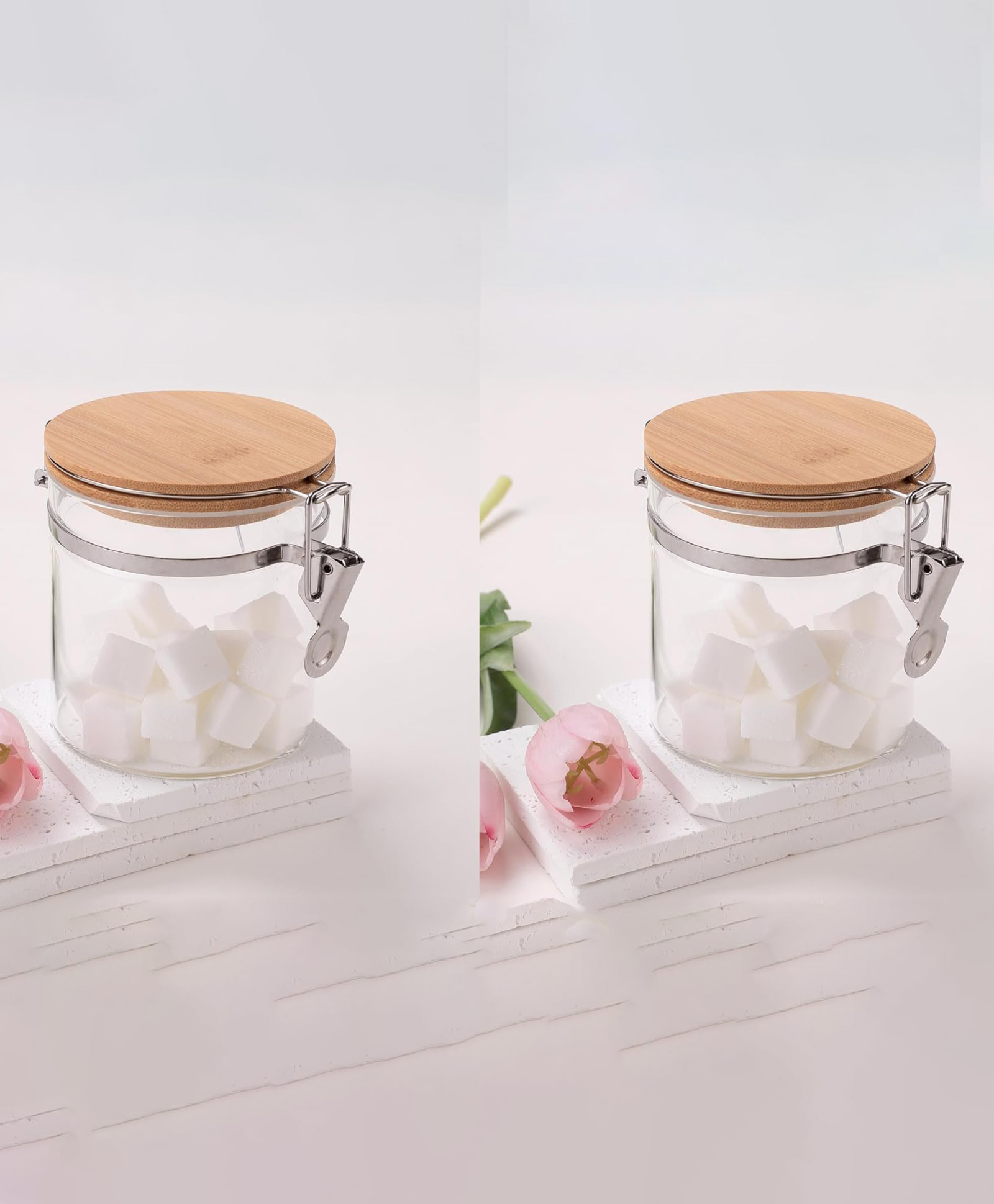the better home Borosilicate Glass Kitchen Containers - Set of 2 | Airtight Lid | 650ml-picture-44