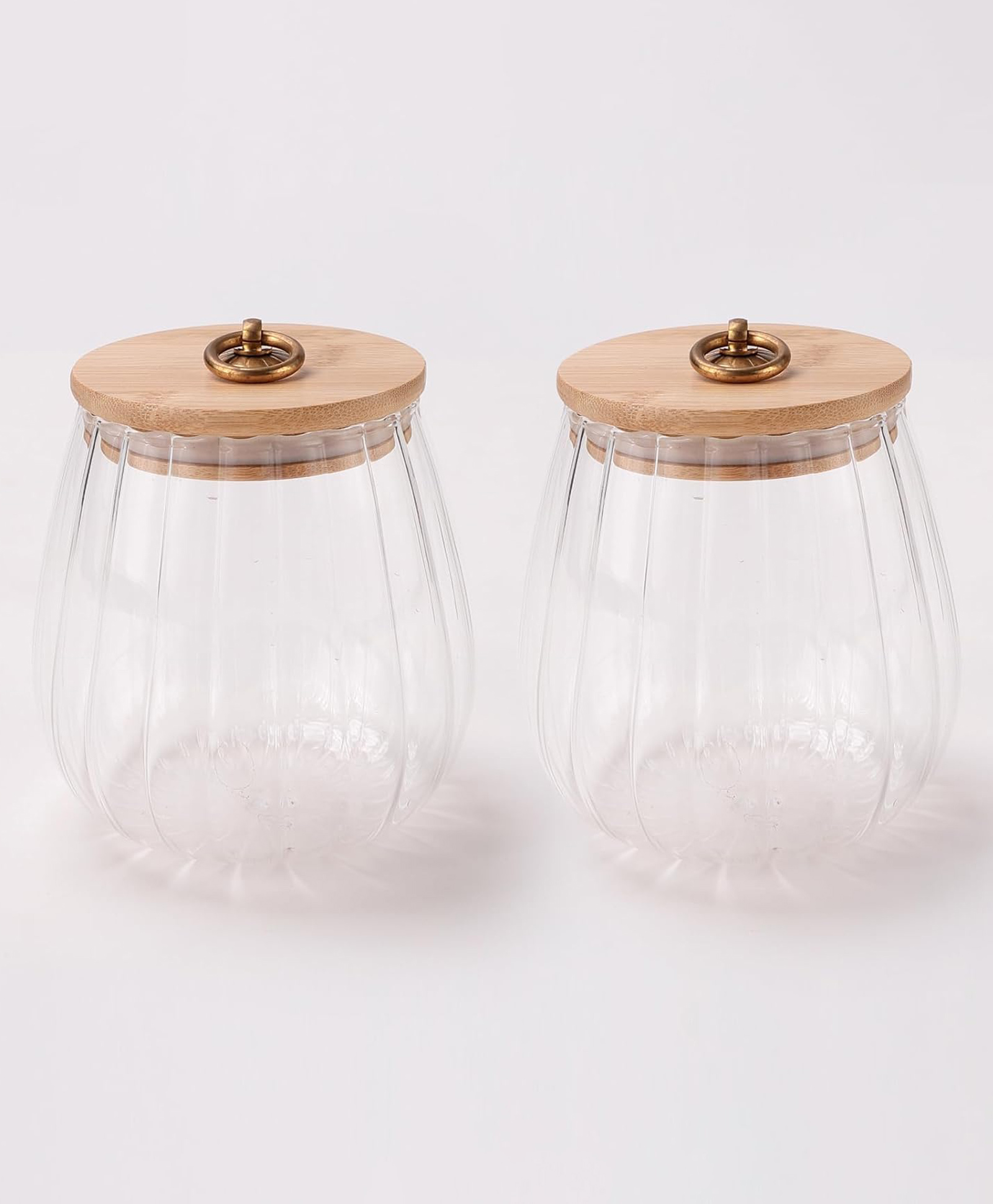 The Better Home UMAI Glass Jar with Bamboo Lid | 830ml | Multi-Utility Storage | Leakproof & Airtight | Set of 2-picture-42