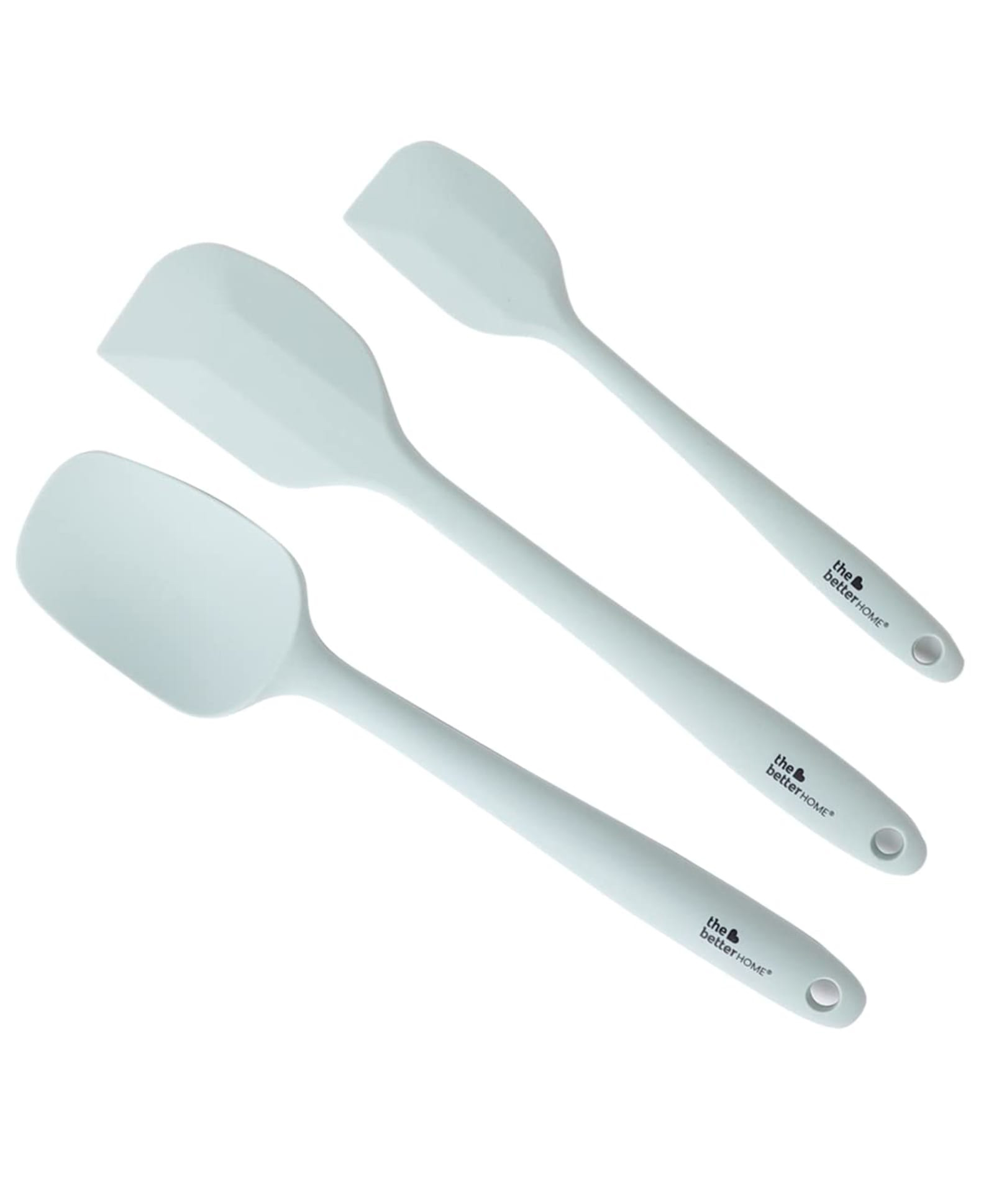 The Better Home Silicon Spatula Set for Non Stick Pans | Heat Resistant, Durable, Flexible Cookware Set | BPA Free & Odourless Non Stick Utensil Set for Cooking | Light Green (Pack of 3)-image-46