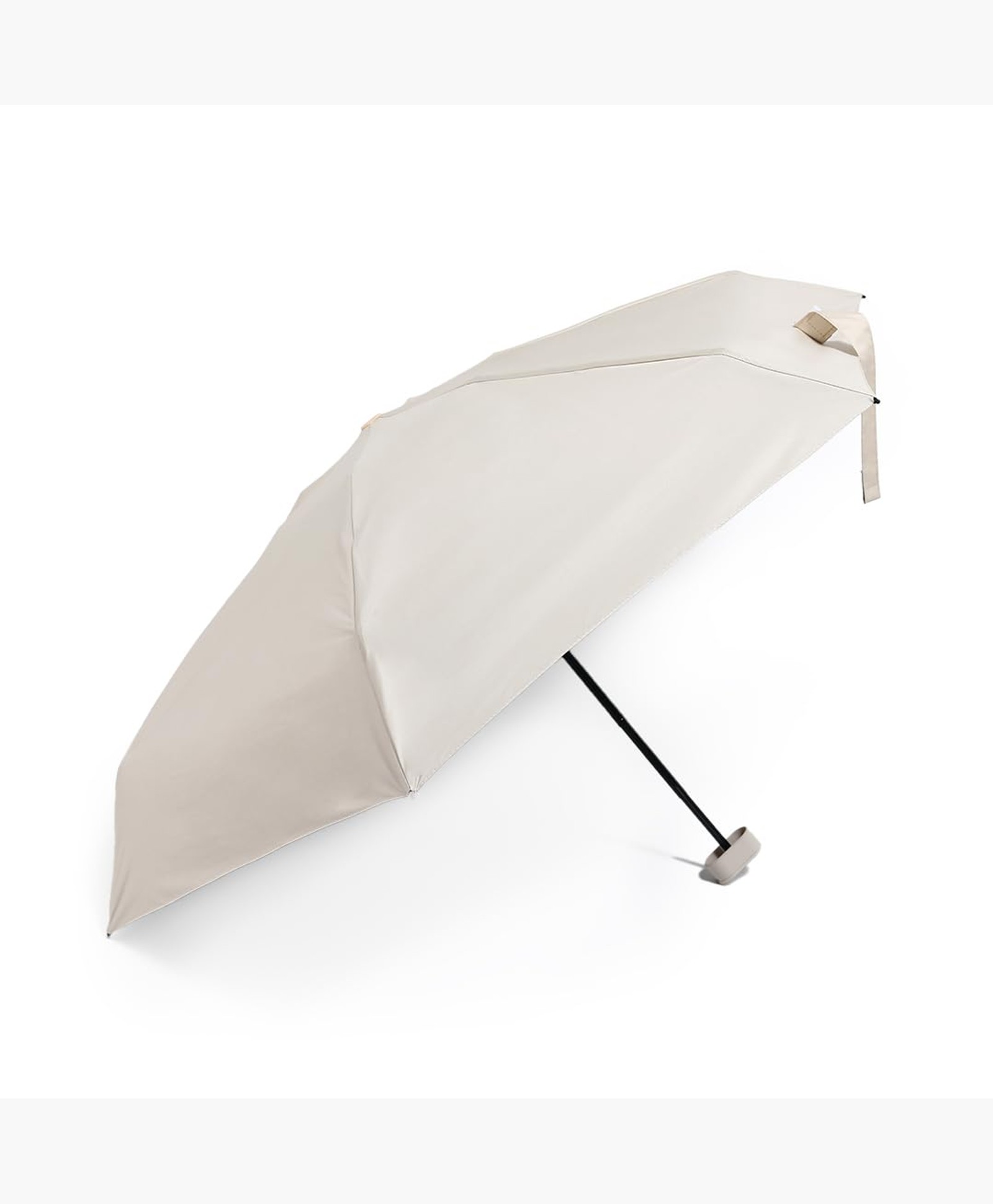 Absorbia 6K Compact Umbrella | Sun & Rain Protection | Lightweight Design | Outdoor Travel Gear | Beigh-image-2