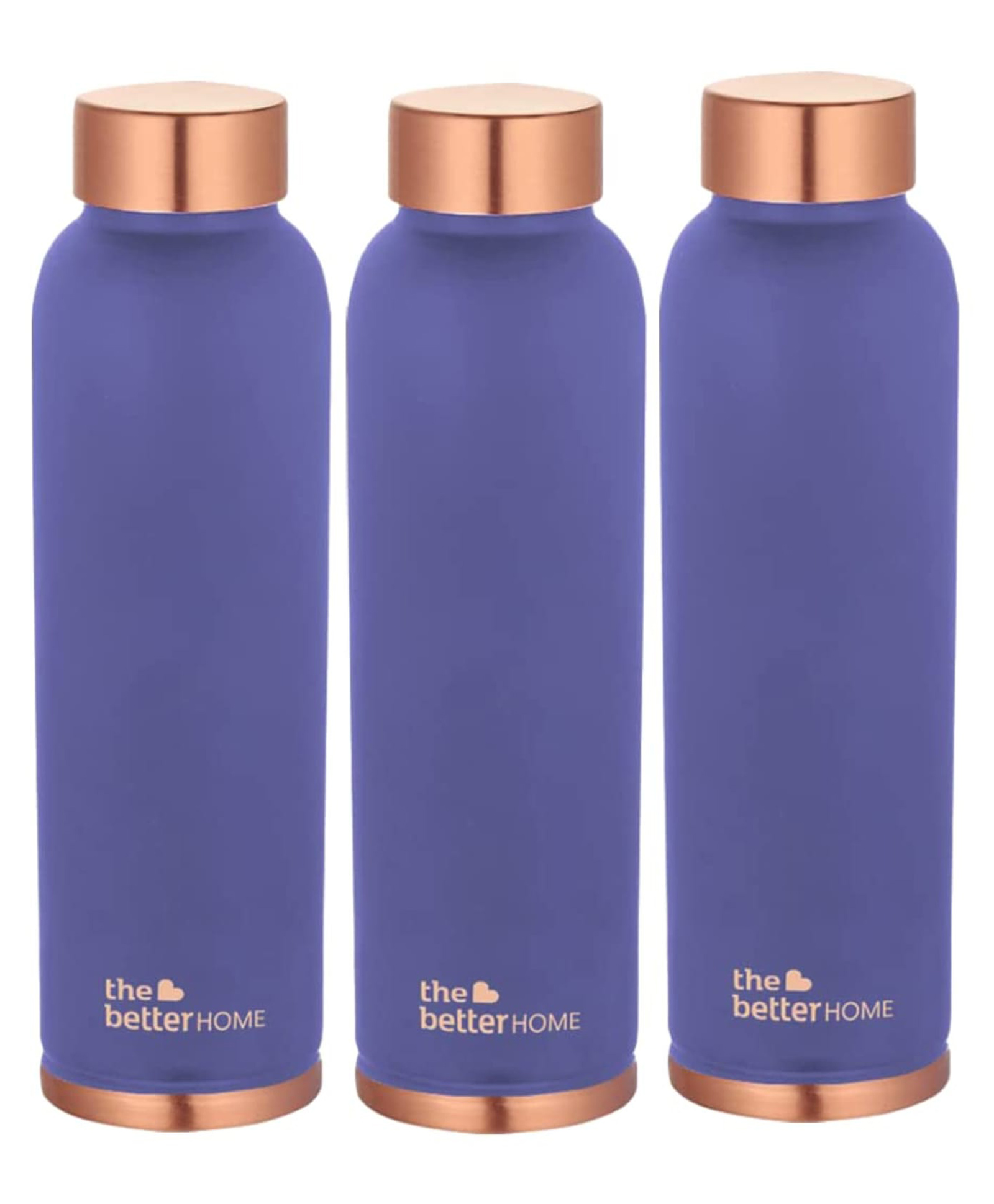 Better Home Copper Water Bottle | 1L | BPA Free | Antioxidant Copper | Purple | Eco-Friendly-image-34