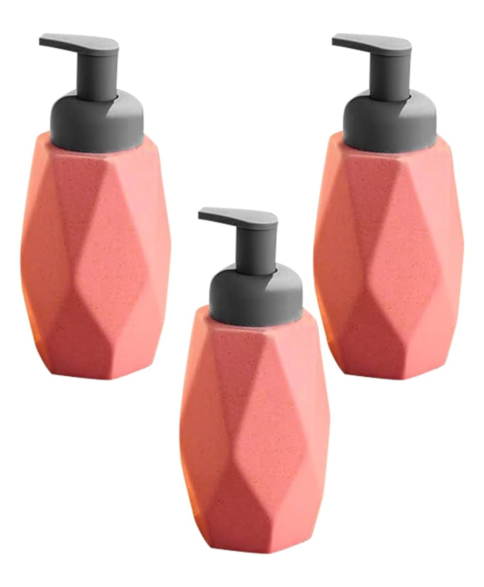 The Better Home 400ml Dispenser Bottle - Pink (Set of 3) | Ceramic Liquid Dispenser for Kitchen, Wash-Basin, and Bathroom | Ideal for Shampoo, Hand Wash, Sanitizer, Lotion, and More-image-34