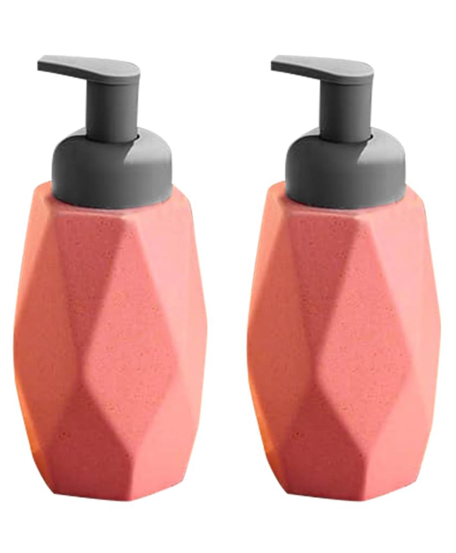 The Better Home 400ml Pink Dispenser Bottle Set of 2 | Ceramic Liquid Dispenser | Kitchen Wash-Basin Bathroom + More-image-22
